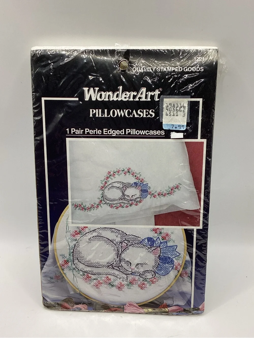 WonderArt Cross Stitch Pillowcases 